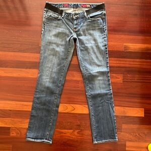 Womens 31 Express X2 Jeans loose skinny Jeans.